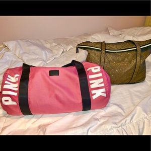 2 Victoria secret tote bags
